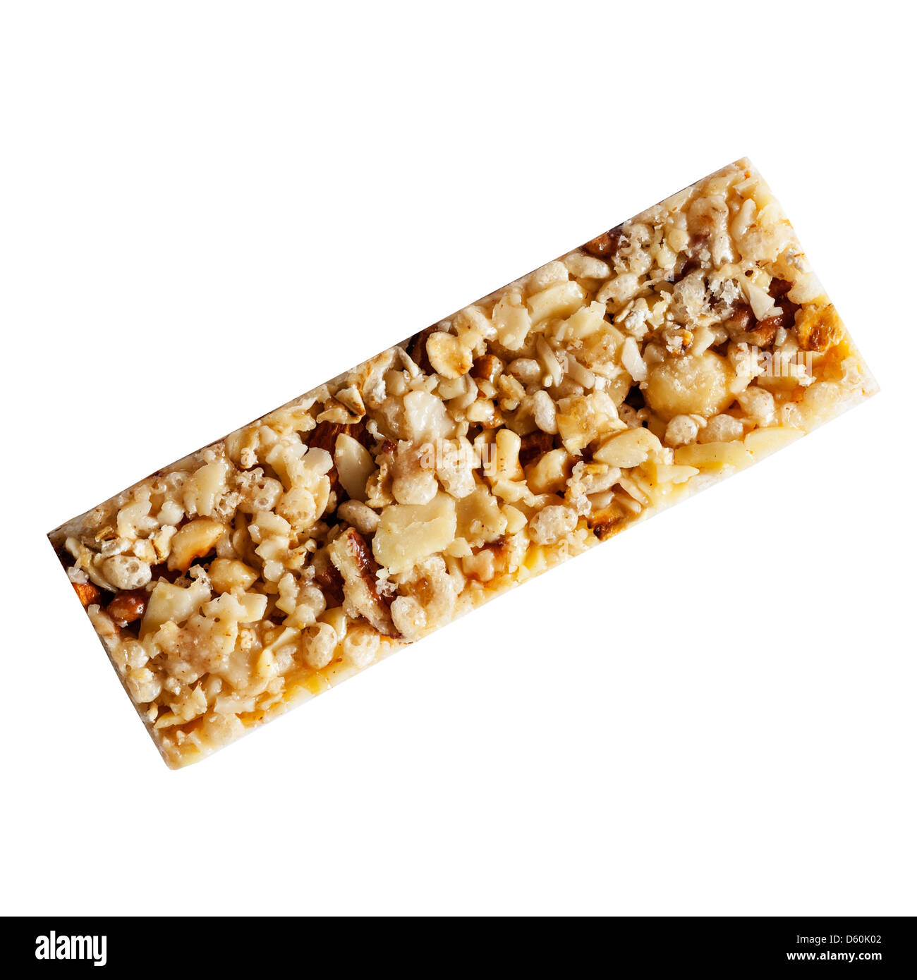 A Jordans absolute nut nutty cereal bar on a white background Stock Photo