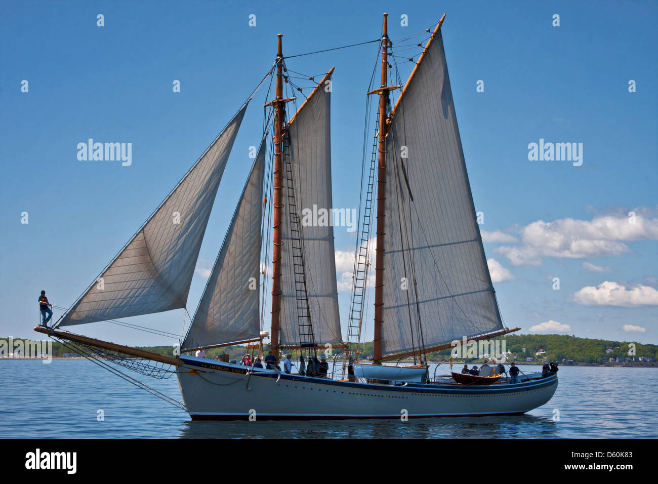 Rockland Maine, The passenger cruising schooner American Eagle (built