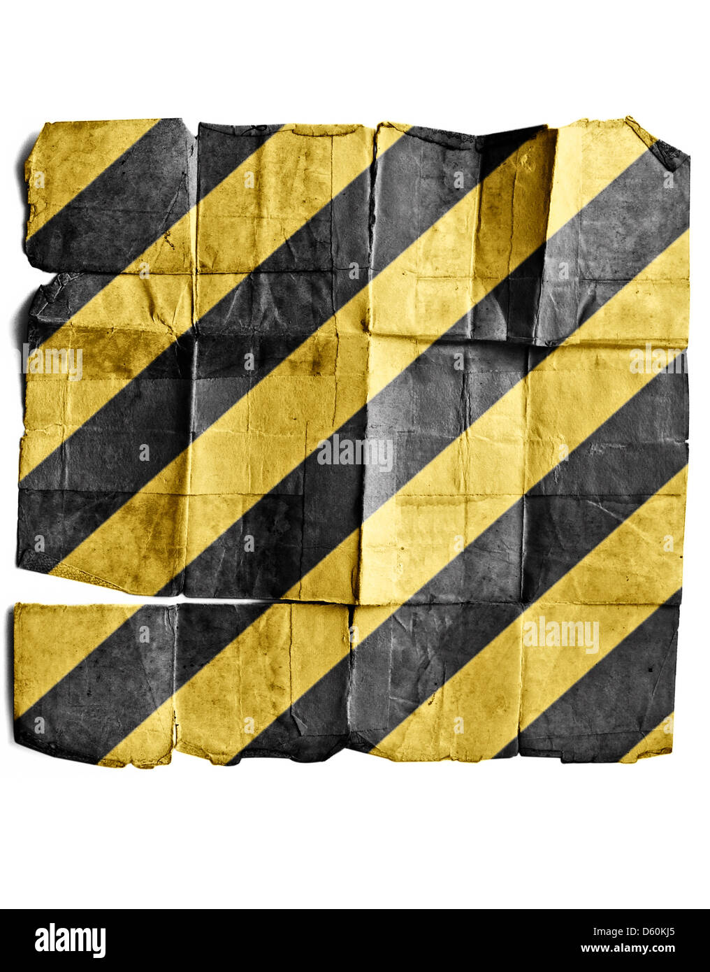Yellow and black lines Stock Photo