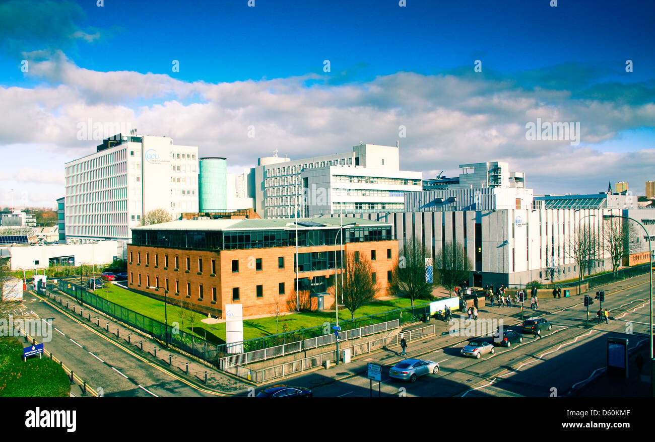 Glasgow Caledonian University main campus Stock Photo Alamy