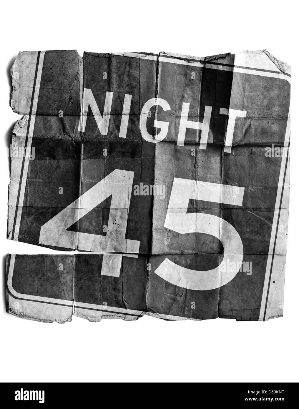 A 45 mph speed limit sign Stock Photo - Alamy