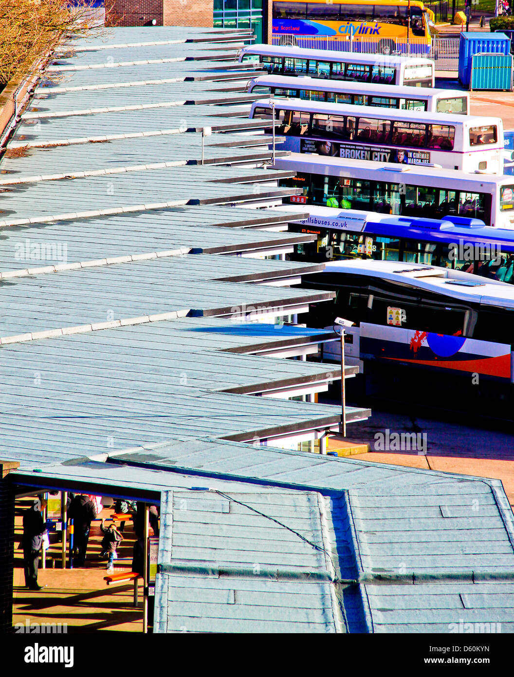 Buchanan Street Bus Station Glasgow Stock Photo Alamy