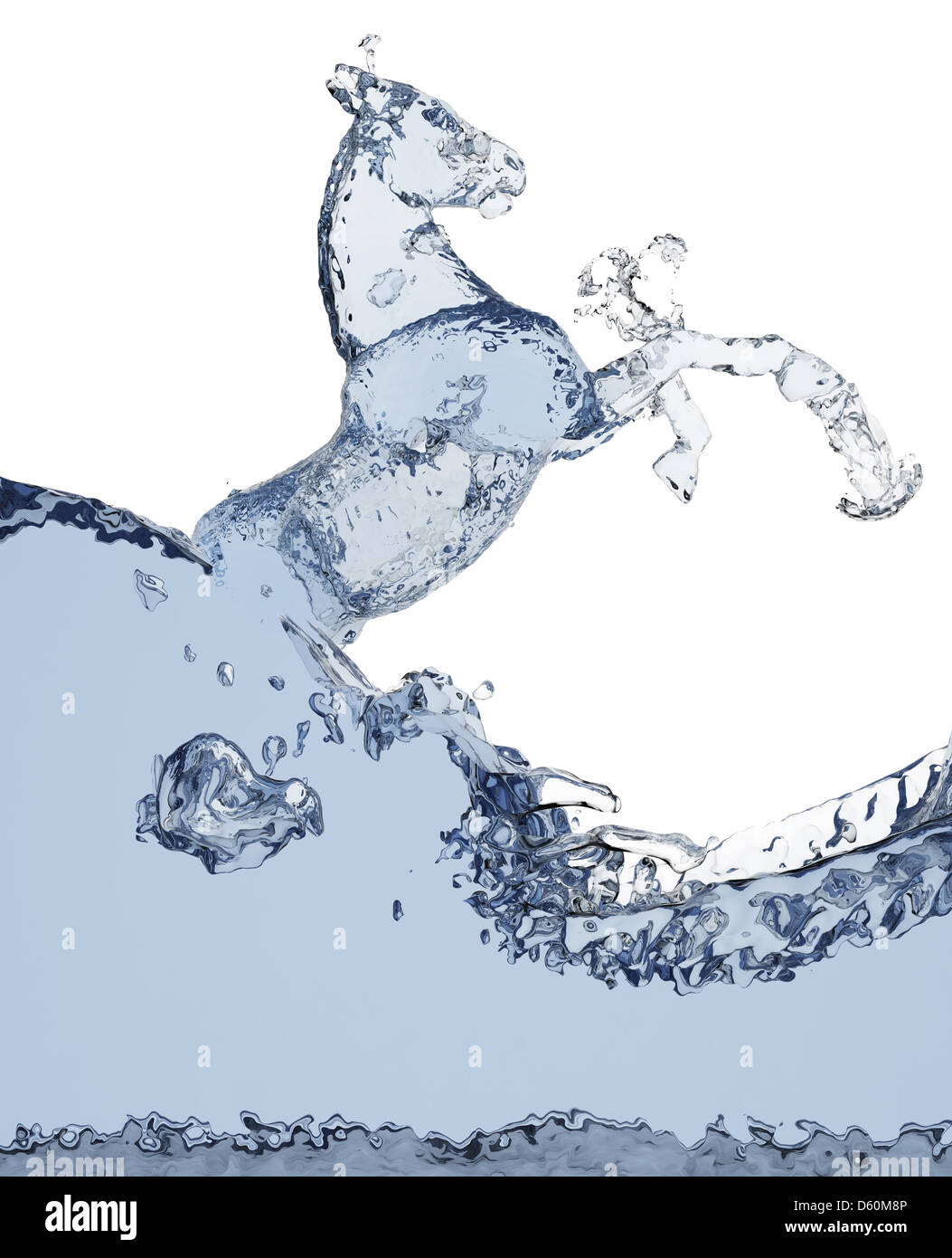 horse of liquid Stock Photo Alamy