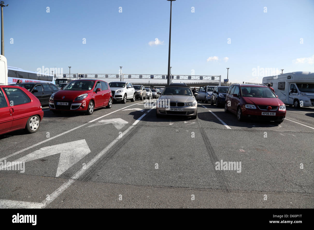 Calais dock Ferry Terminal France Stock Photo Alamy
