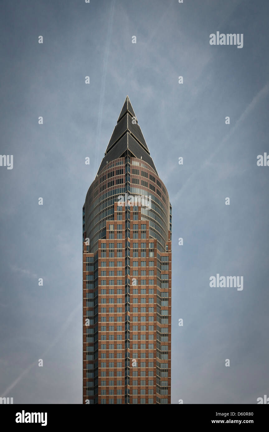 MesseTurm building, Frankfurt Stock Photo