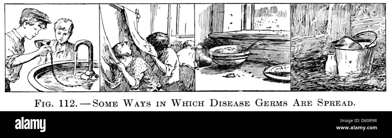 Dont or dont spread germs Black and White Stock Photos & Images - Alamy