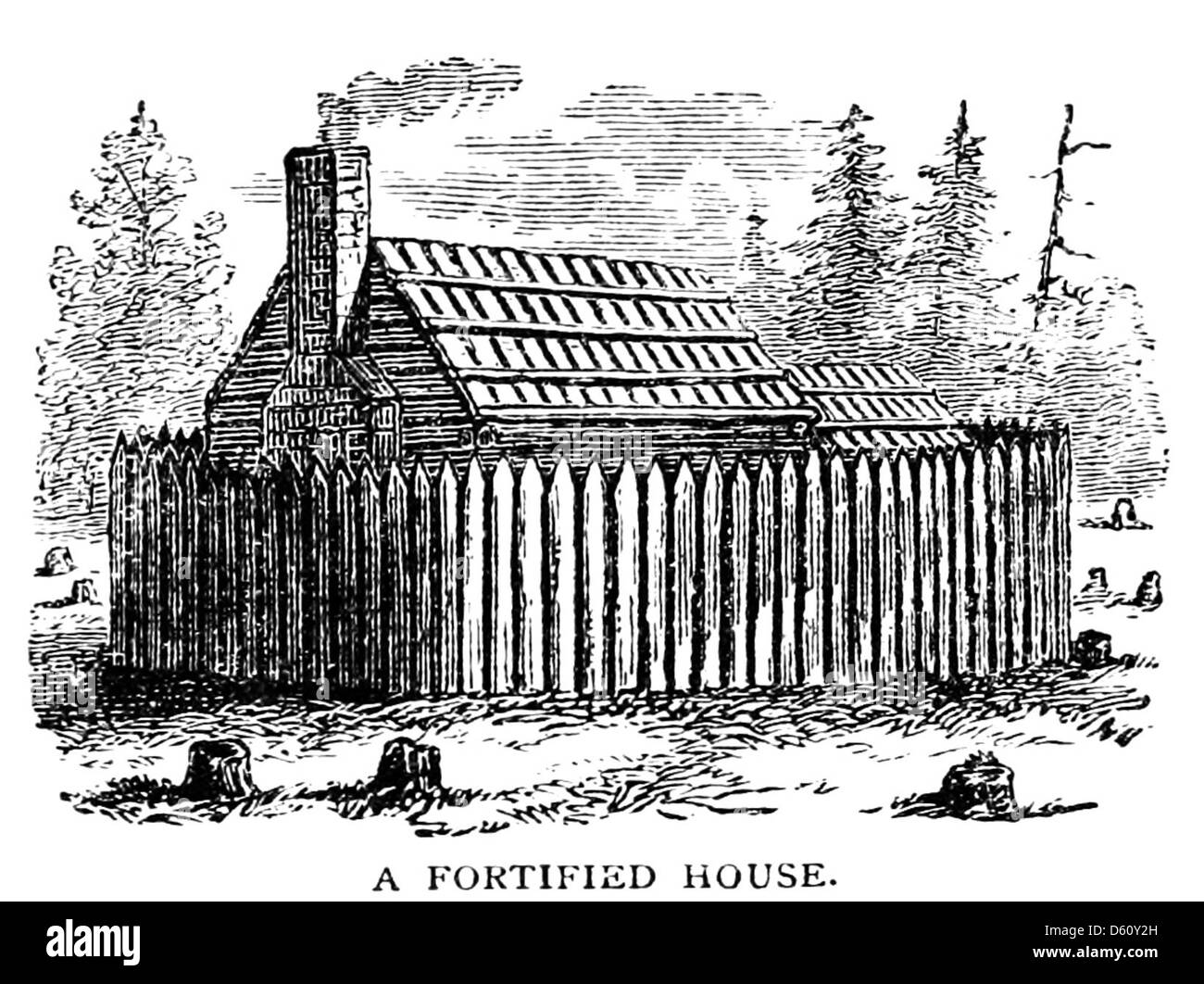 An illustration from the 1872 book 'A Brief History of the United ...