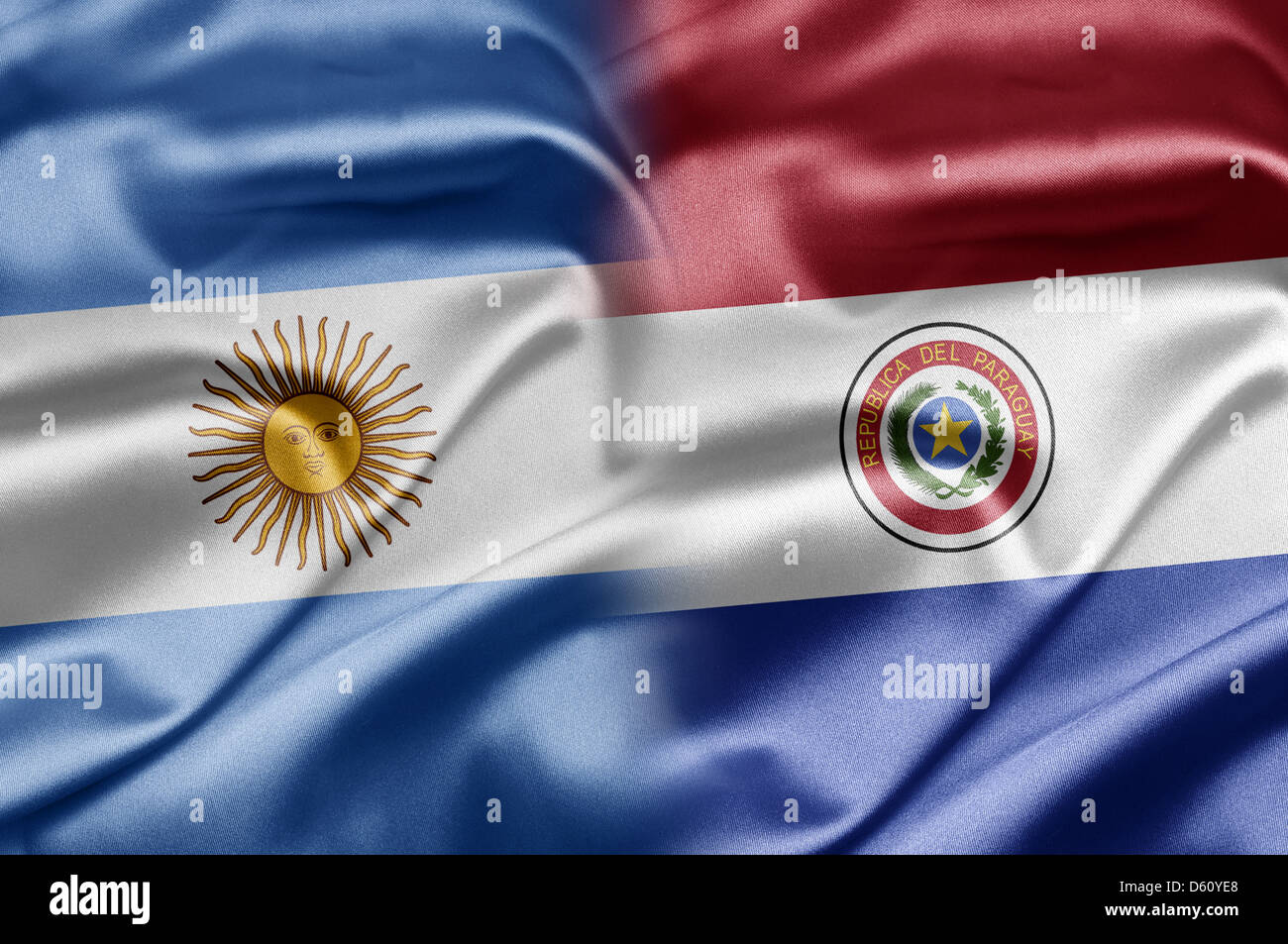 Argentina and Paraguay Stock Photo Alamy