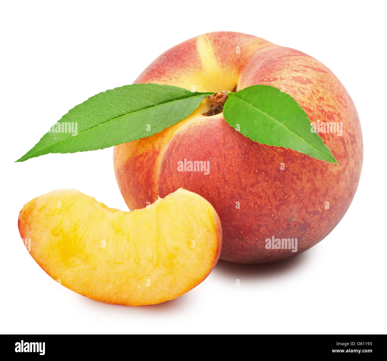Ripe peach fruit Stock Photo - Alamy
