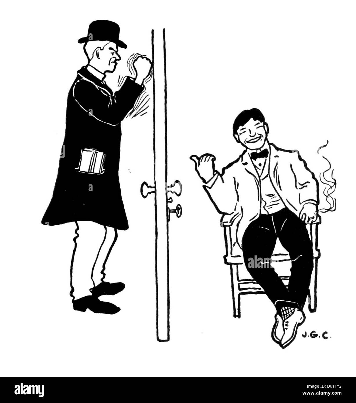 This 1902 illustration showcases the Harvard alphabet, a distinctive ...