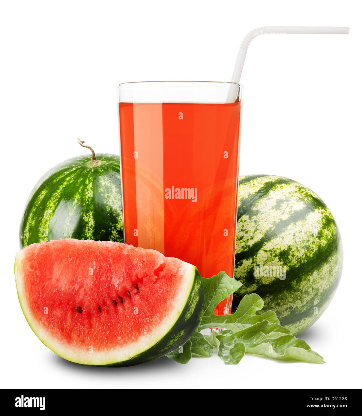 Glass watermelon juice straw hi-res stock photography and images - Alamy