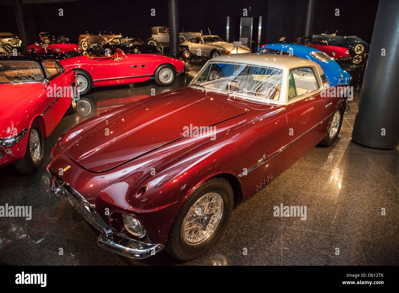 1953 Ferrari 375 America Coupe at the Blackhawk Museum in Danville California Stock Photo