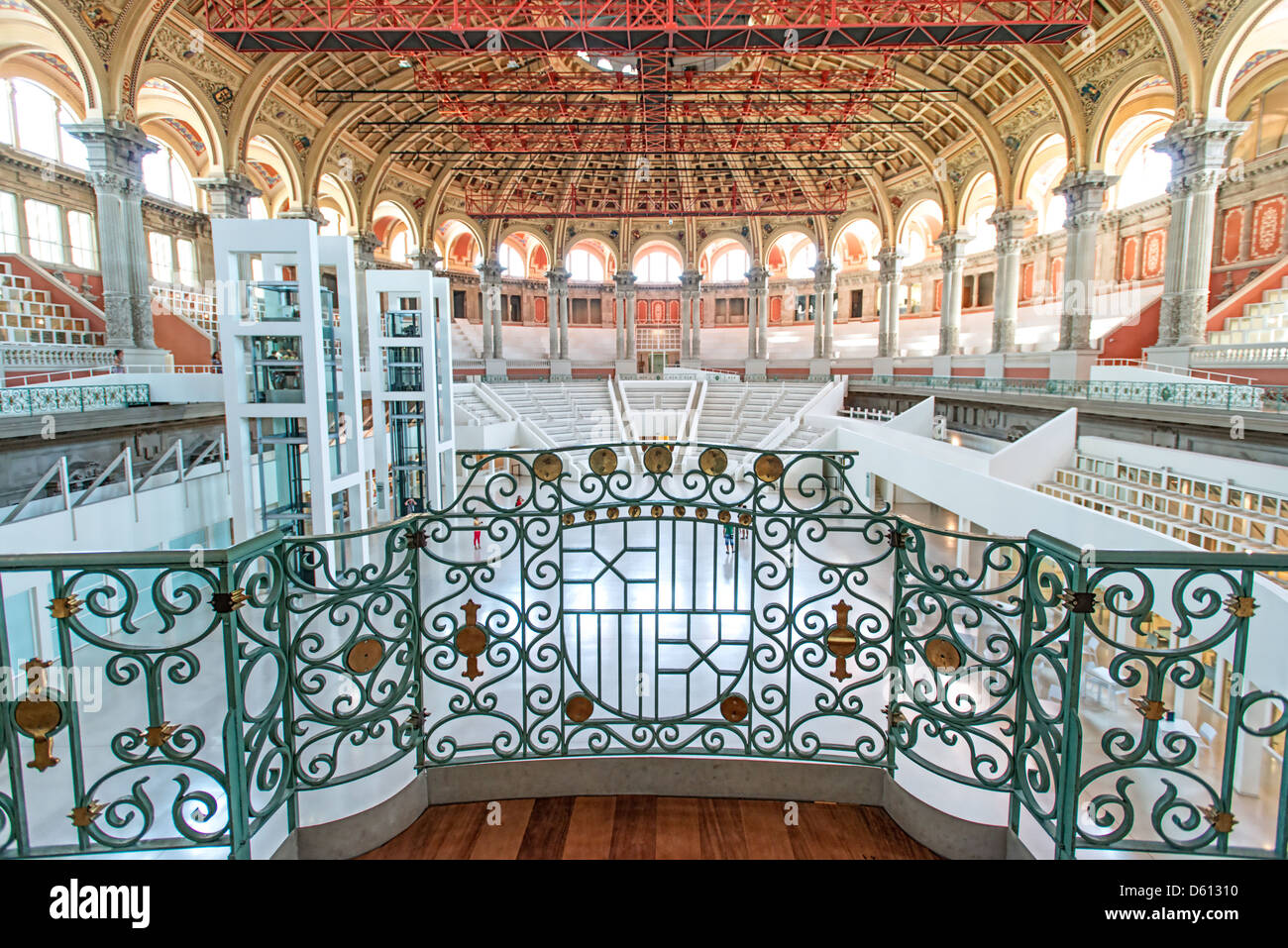 National Art Museum interior Barcelona Spain Stock Photo - Alamy