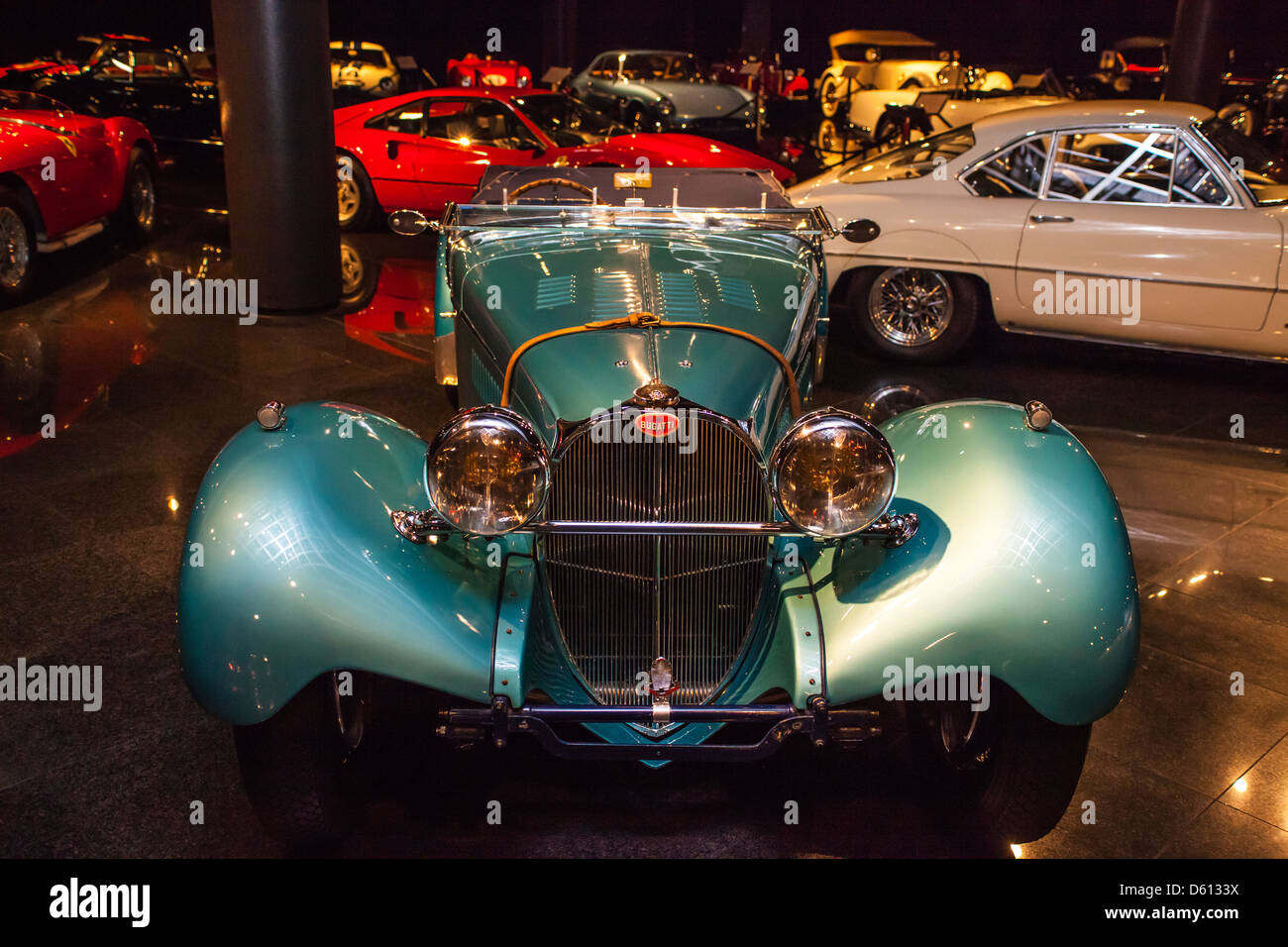 1957 Bugatti type 57 SC Vanden Plas Tourer Stock Photo