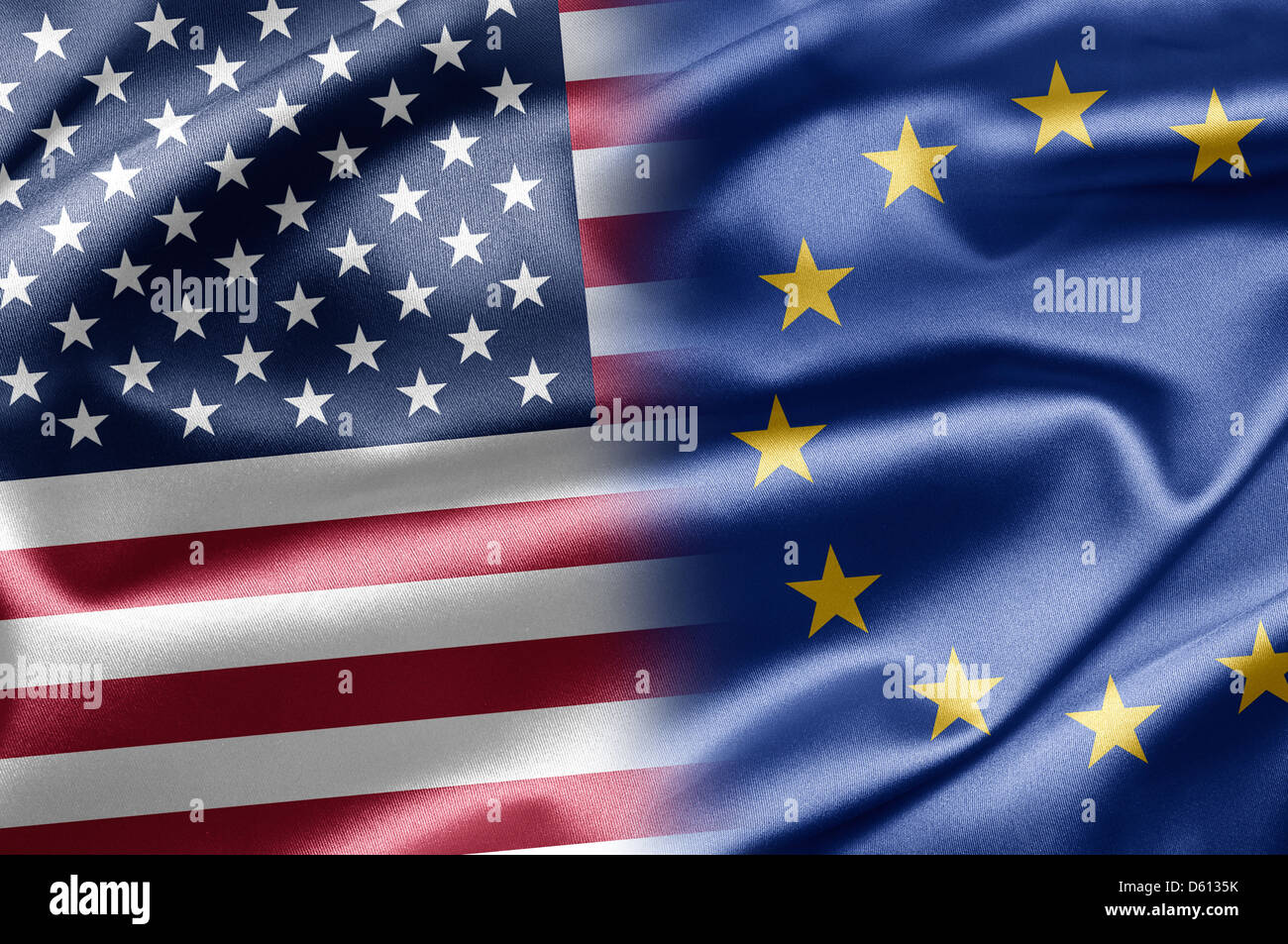 USA and EU Stock Photo