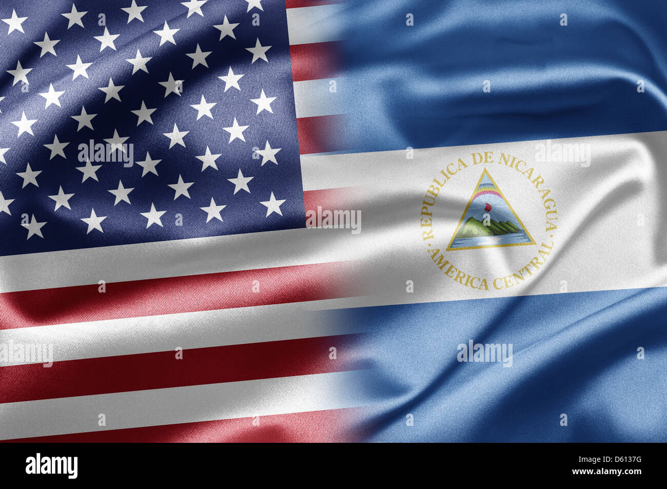 USA and Nicaragua Stock Photo Alamy
