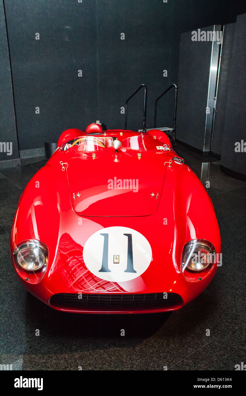 1956 Ferrari 625 Le Mans Spyder by Touring 1 of 3 built at the Blackhawk Museum in Danville California Stock Photo