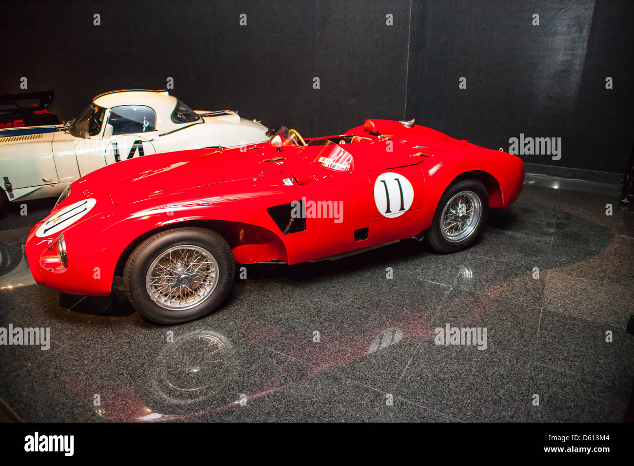 1956 Ferrari 625 Le Mans Spyder by Touring 1 of 3 built Stock Photo