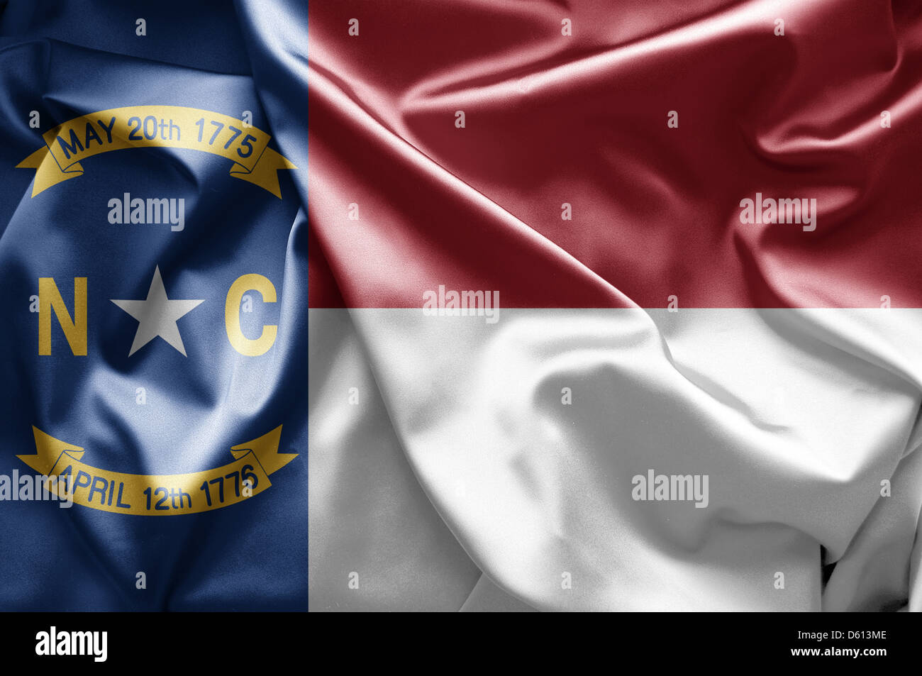 North carolina flag state america hi-res stock photography and images ...