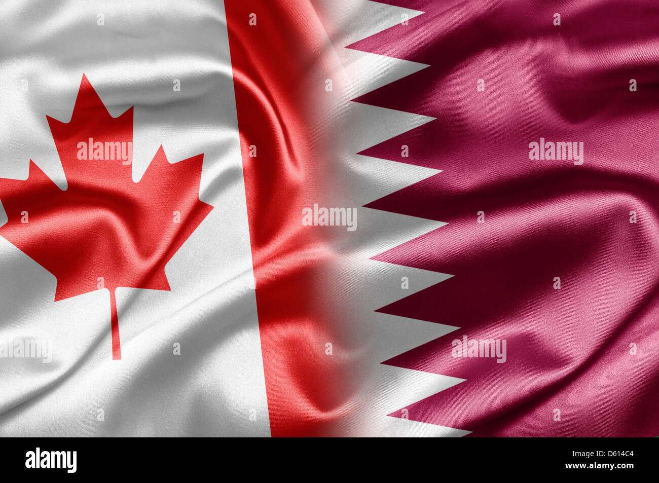 Canada and Qatar Stock Photo Alamy