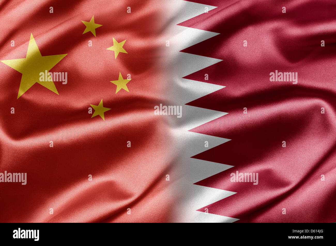 China and Qatar Stock Photo Alamy
