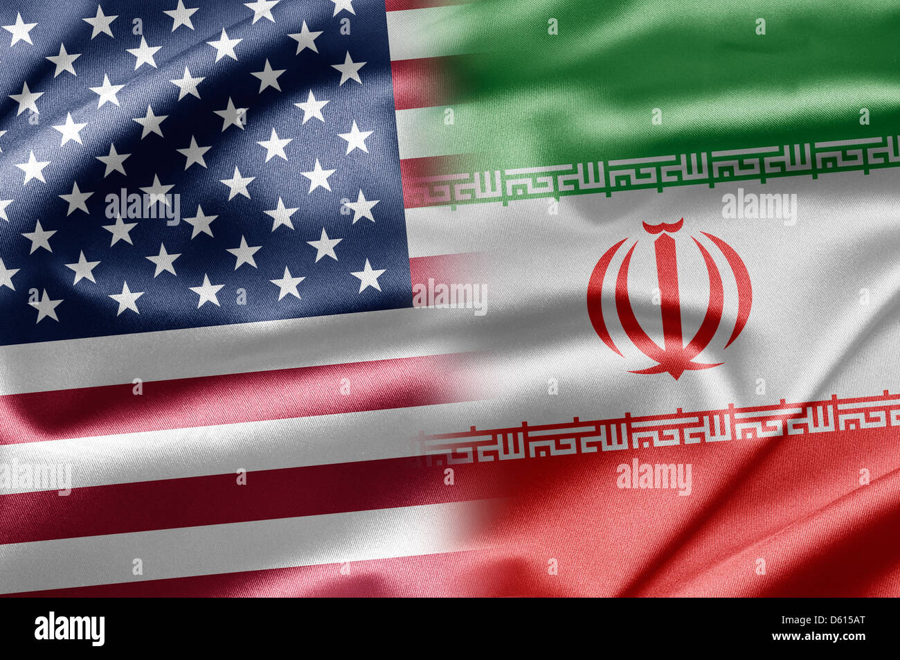 USA and Iran Stock Photo Alamy