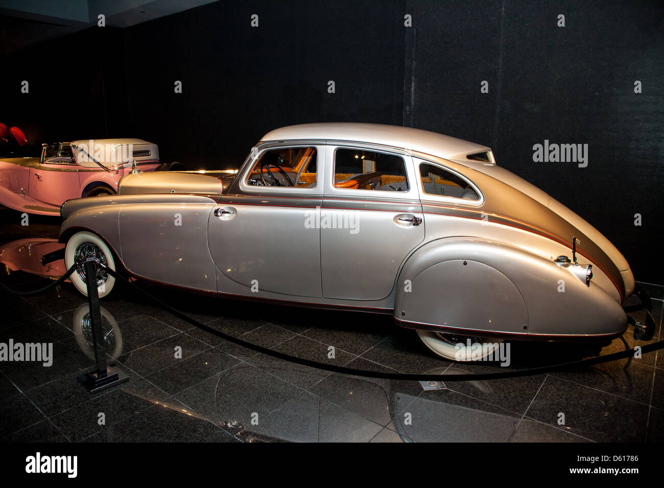 A 1933 Pierce Arrow V 12 Silver Arrow Stock Photo