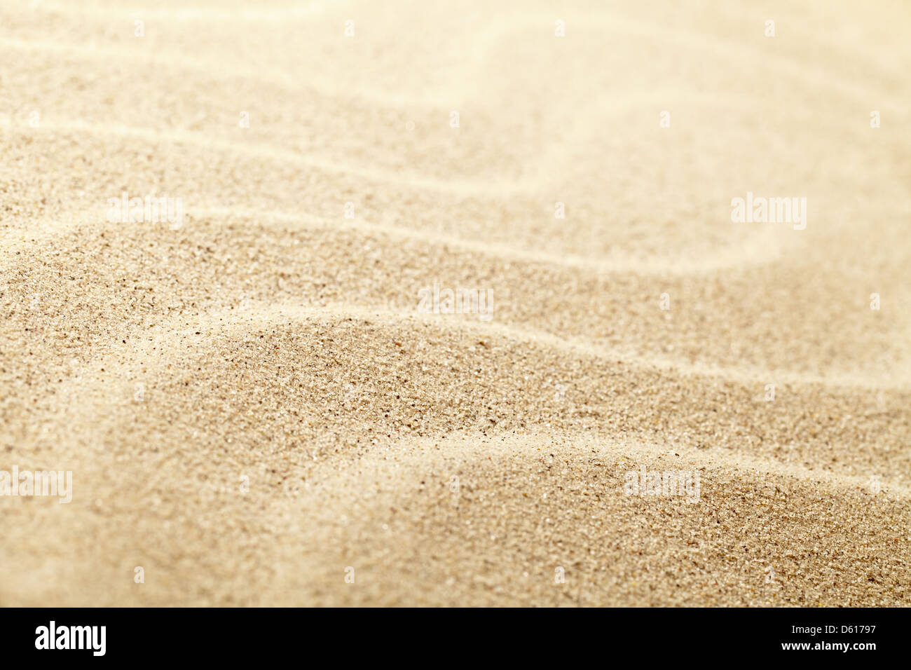 Sandy beach background for summer. Sand texture. Macro shot. Copy space Stock Photo