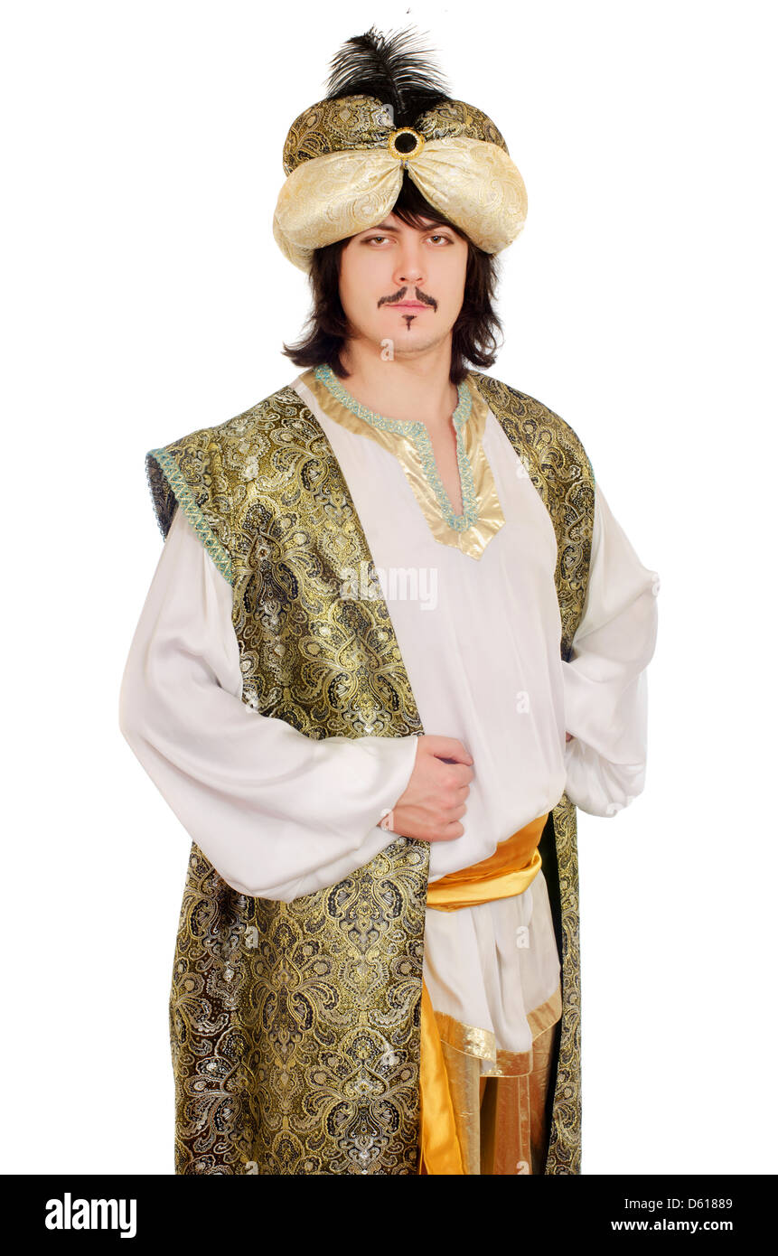 man in oriental costume Stock Photo - Alamy