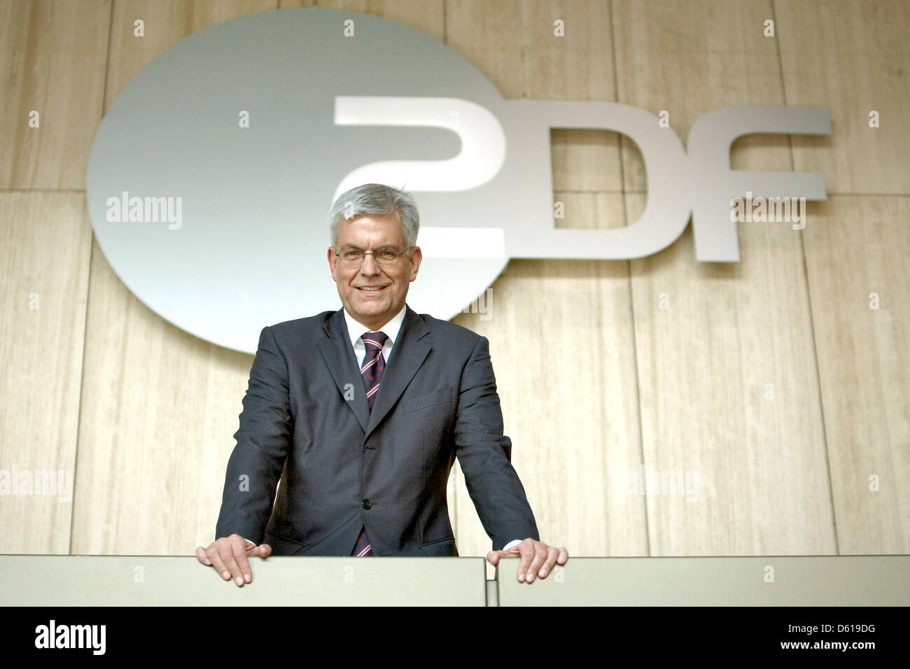 New director of the public broadcaster ZDF, Thomas Bellut, stands in ...