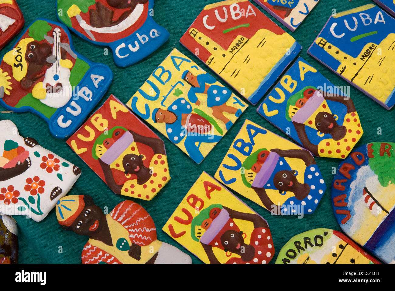 Cuba: souvenirs / fridge magnets Stock Photo - Alamy