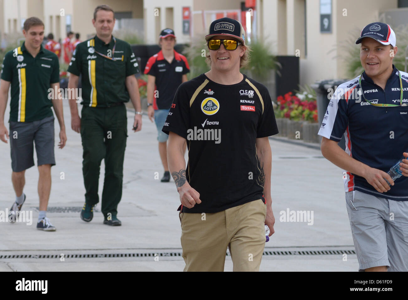 Finnish Formula One driver Kimi Raikkonen of Lotus (M) and Finnish