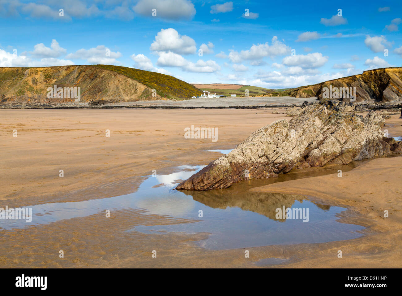 Beach; Near Flexbury; Bude; Cornwall; UK Stock Photo Alamy