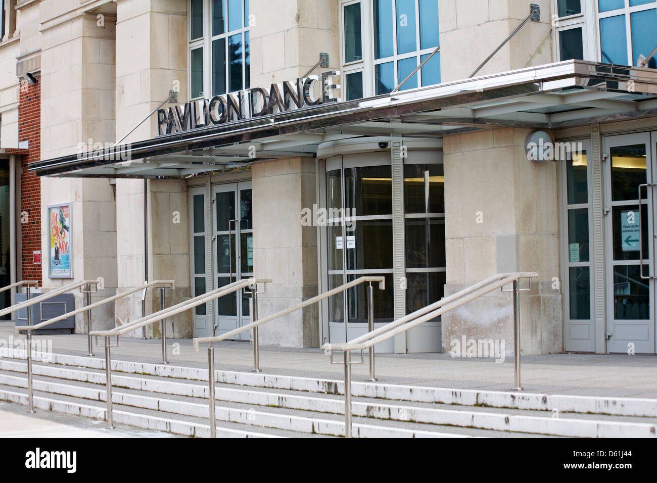 pavilion dance entrance at Bournemouth Stock Photo Alamy