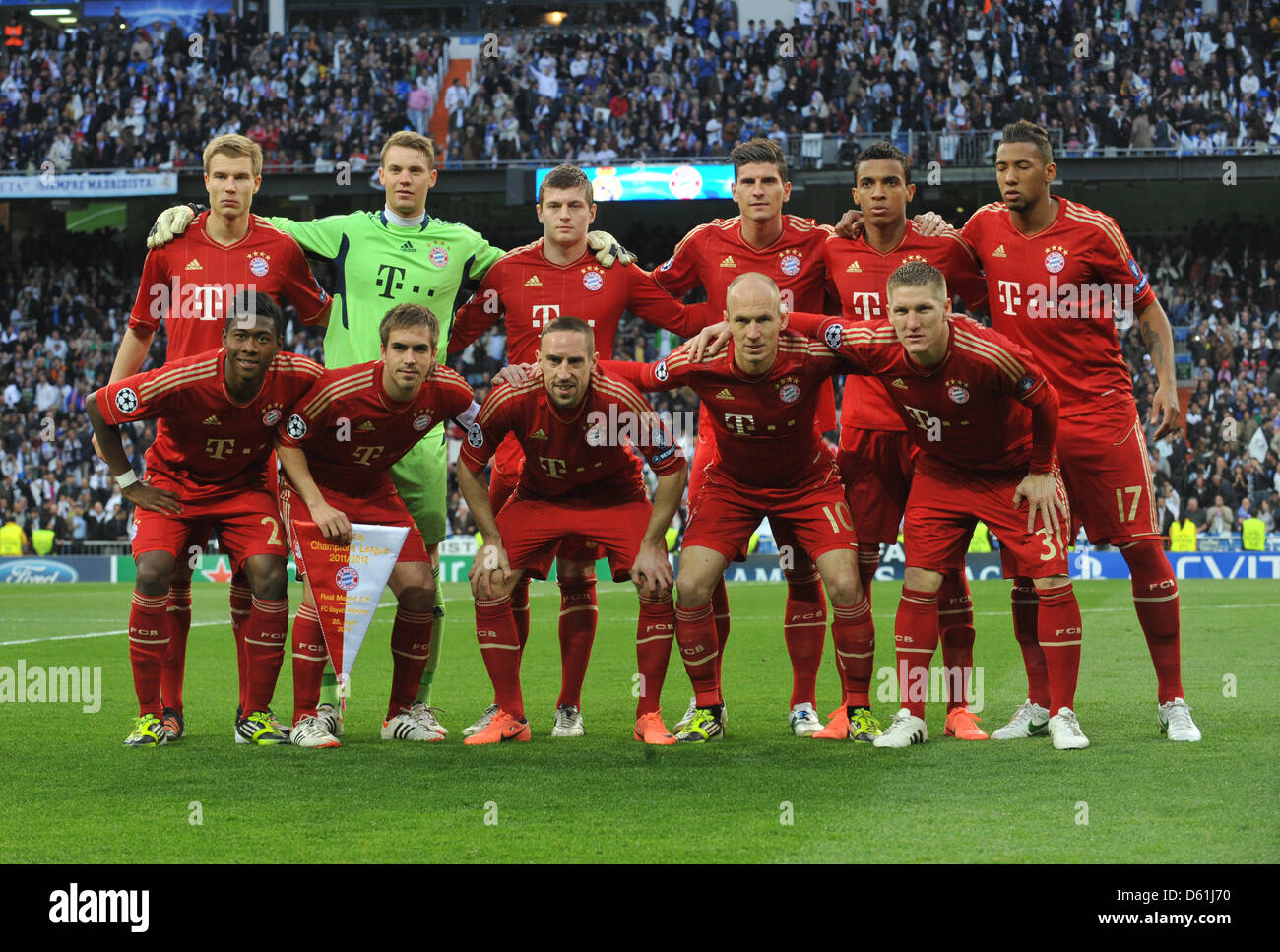 Bayern München II  Mannschaftskarte 2011-12