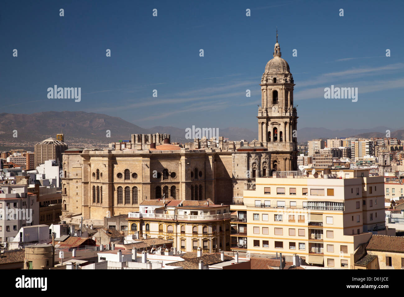 The historic city centre and Catedral de la Encarnación, Málaga
