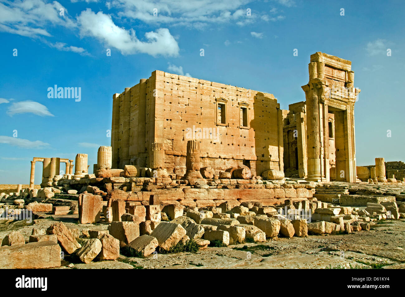 Temple of Bel 2 Cent Roman Palmyra Syria Museum Stock Photo