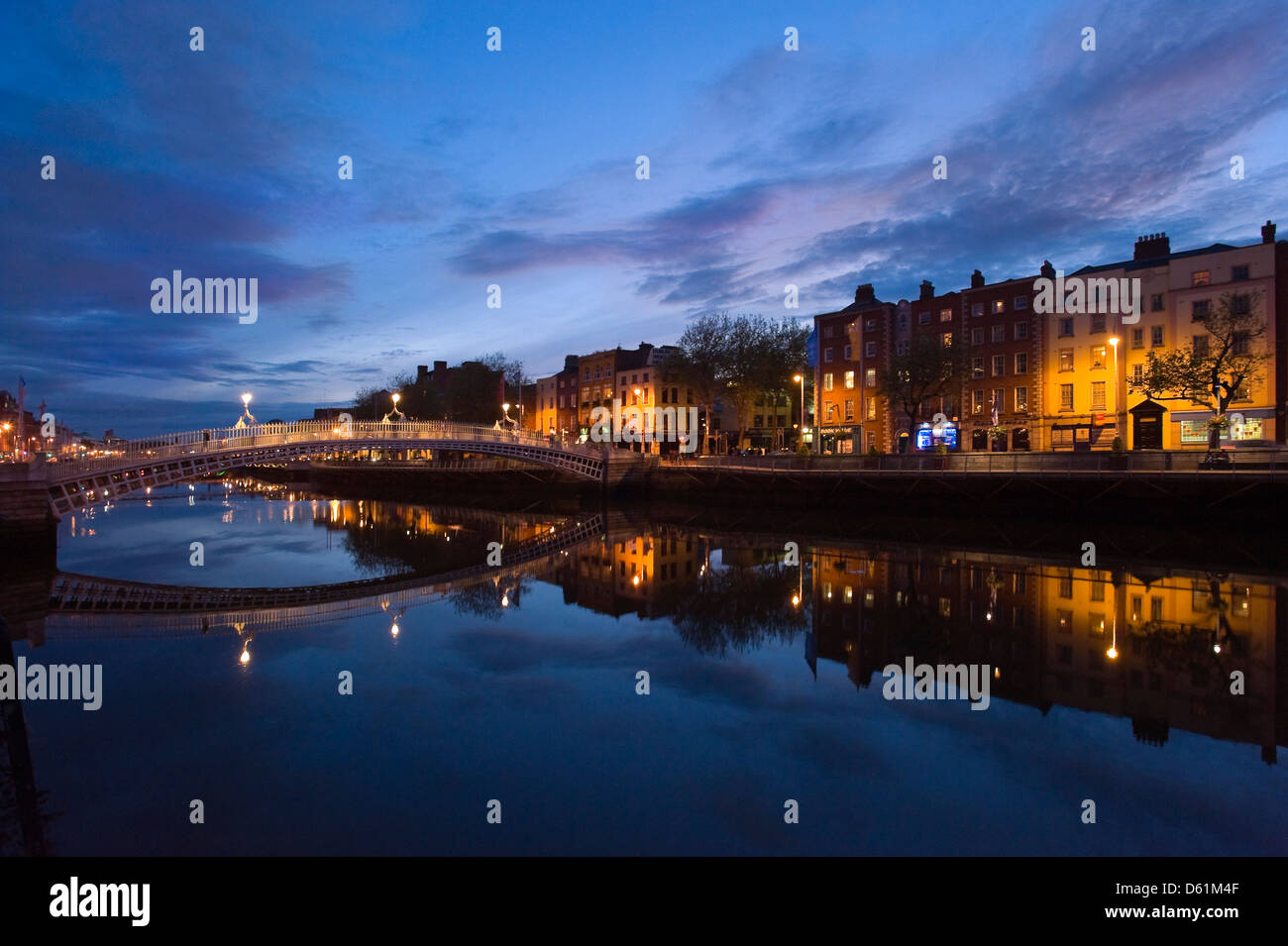 Hapenny bridge sunset hi-res stock photography and images - Alamy