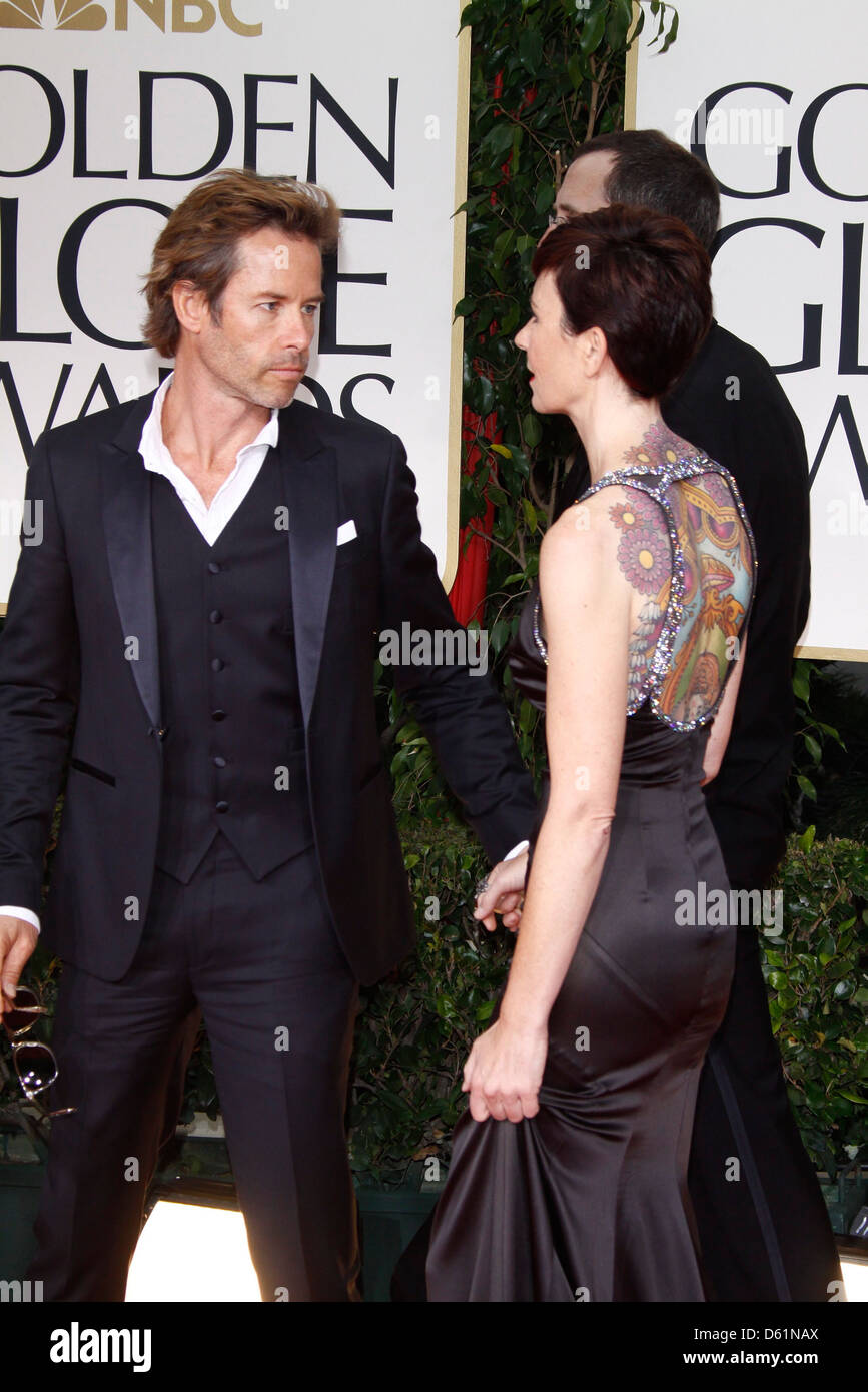 Guy Pearce and wife Kate Mestitz The 69th Annual Golden Globe Awards ...