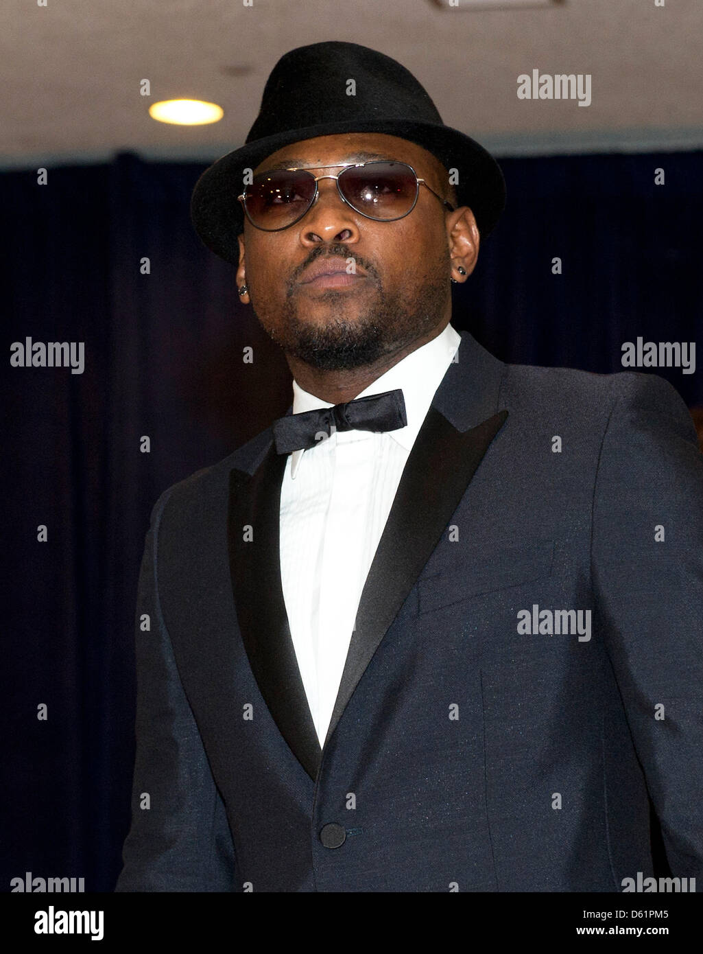 US actor, singer, songwriter, and record producer Omar Epps arrives for the 2012 White House Correspondents Association Dinner held at a hotel in Washington, DC, USA, on 28 April 2012. Photo: Ron Sachs / CNP (ATTENTION: Embargo until 4:00 PM EDT, Sunday, April 29, 2012 - NO New York or New Jersey Newspapers or newspapers within a 75 mile radius of New York City) Stock Photo