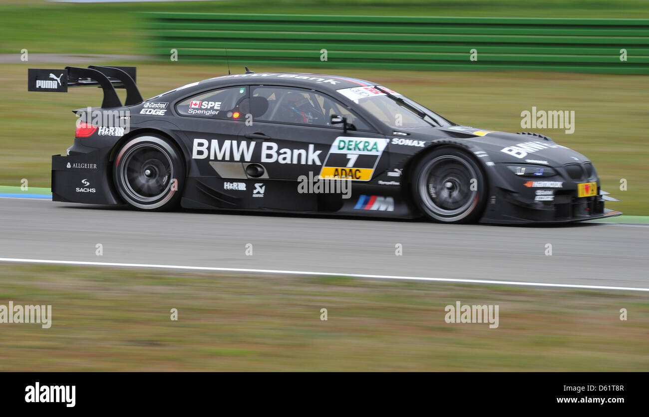 Canadian Bmw Race Pilot Bruno Spengler Drives During The First Race Of