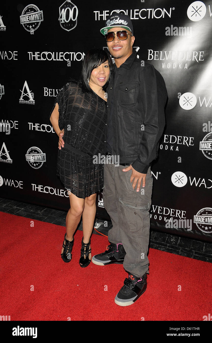 Tameka &lsquo;Tiny&rsquo; Cottle and T.I. Dwyane Wade&rsquo;s 30th Birthday Celebration