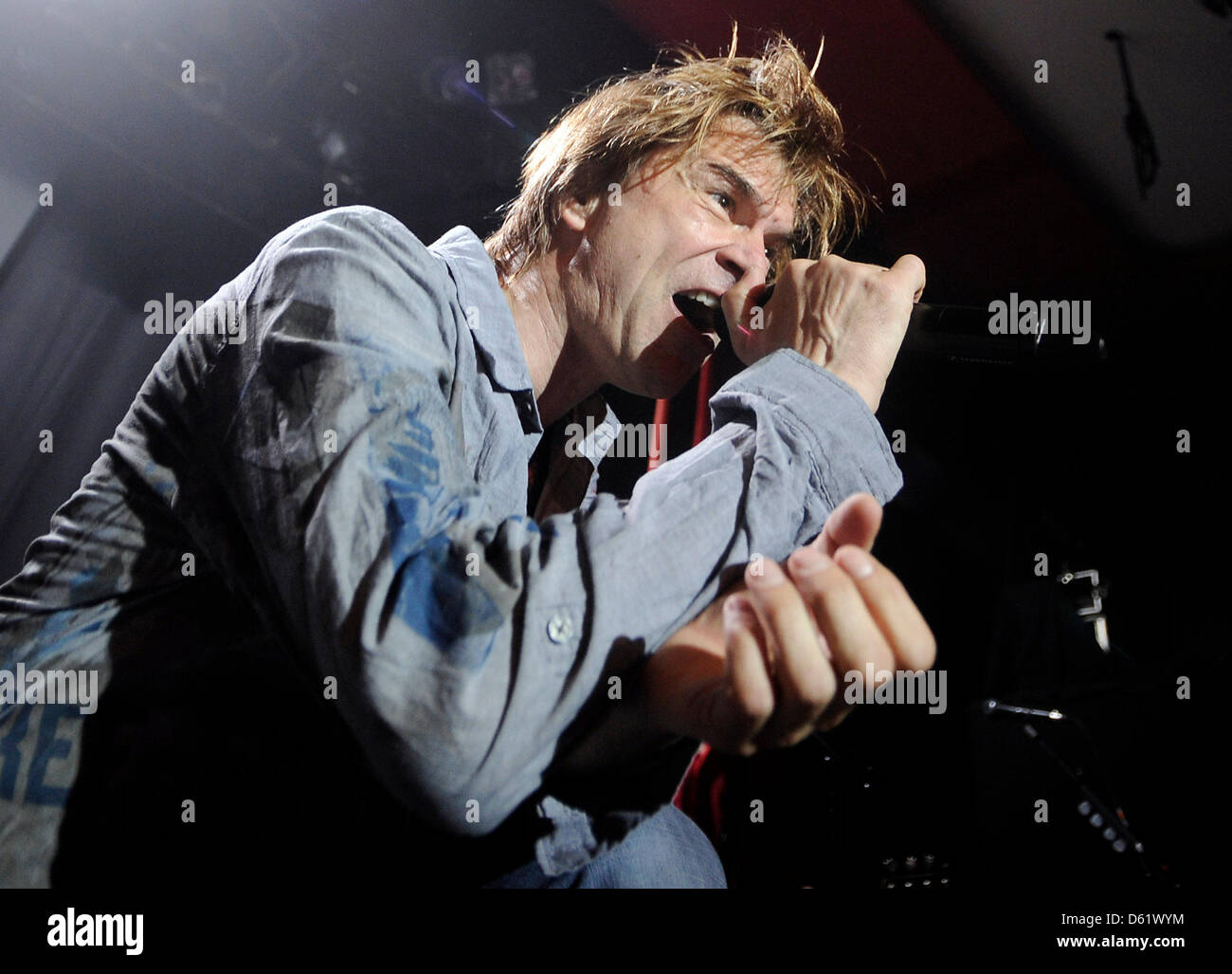 Singer Campino of German punk band 'Die Toten Hosen' sings songs from the  band's new album '