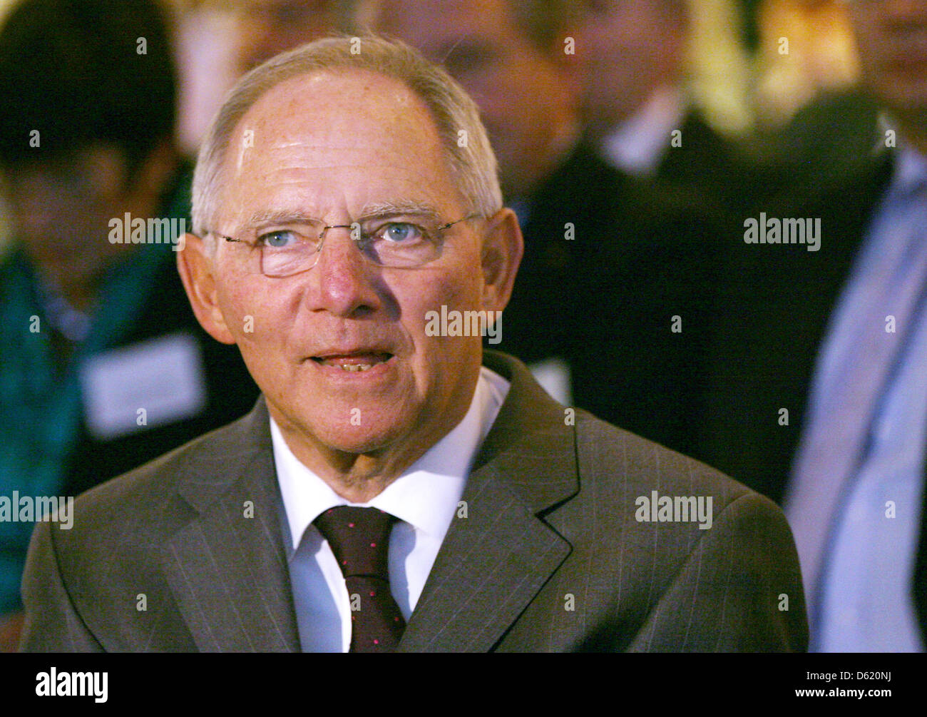 German Minister of Fianance Wolfgang Schaeuble attends the 50th conference of accountants in Berlin, Germany, 7 May 2012. Schaeuble spoke on the subjects of tax politics, sustainable growth and social cooperation. Photo: Maurizio Gambarini Stock Photo