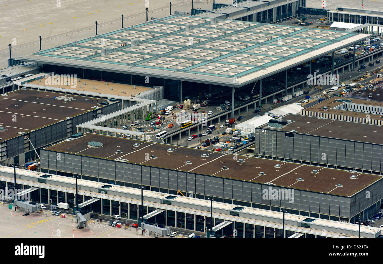 View to the new Berlin airport in BerlinSchoenefeld, Germany, 08 May Stock Photo 55364146 Alamy