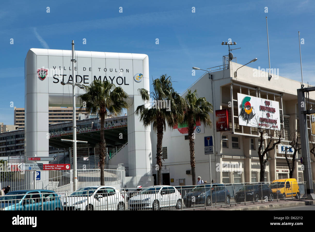 Toulon (Var,France) : Stade Mayol Stock Photo