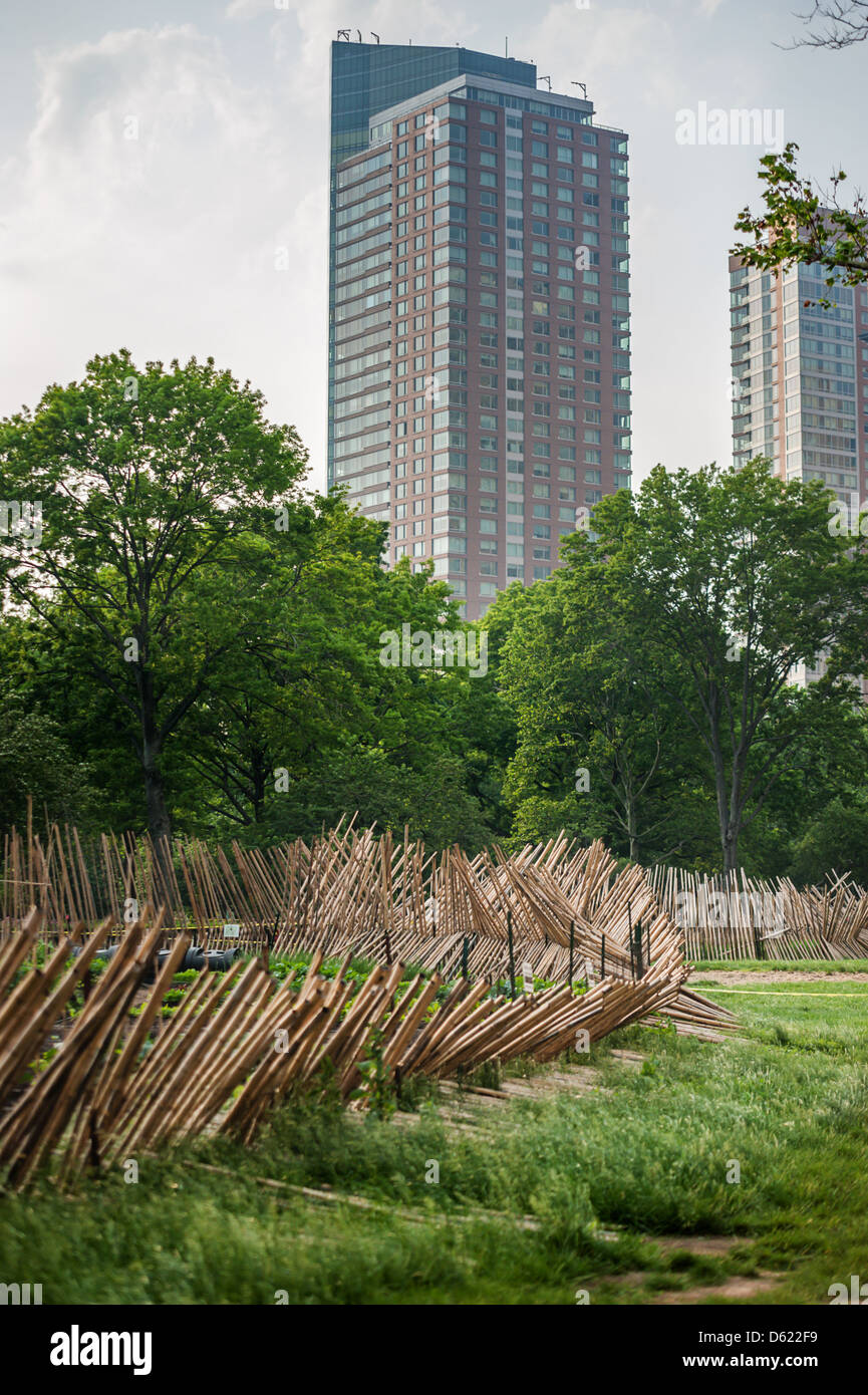 The urban farm at Battery Park Manhattan New York City Stock Photo Alamy