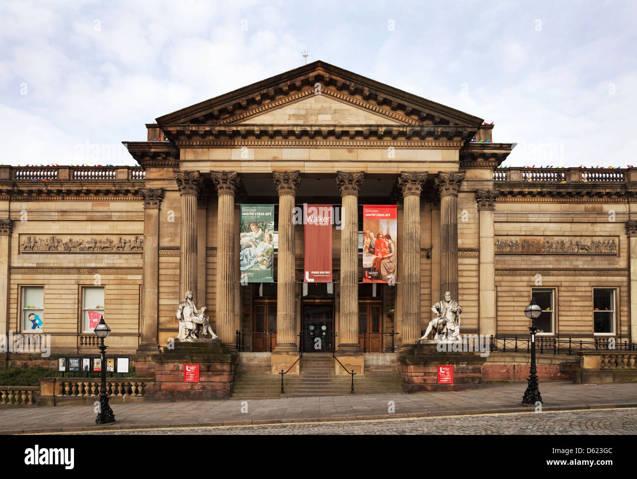 The Walker Art Gallery built 1860,  William Brown Street, Liverpool, Merseyside, England Stock Photo