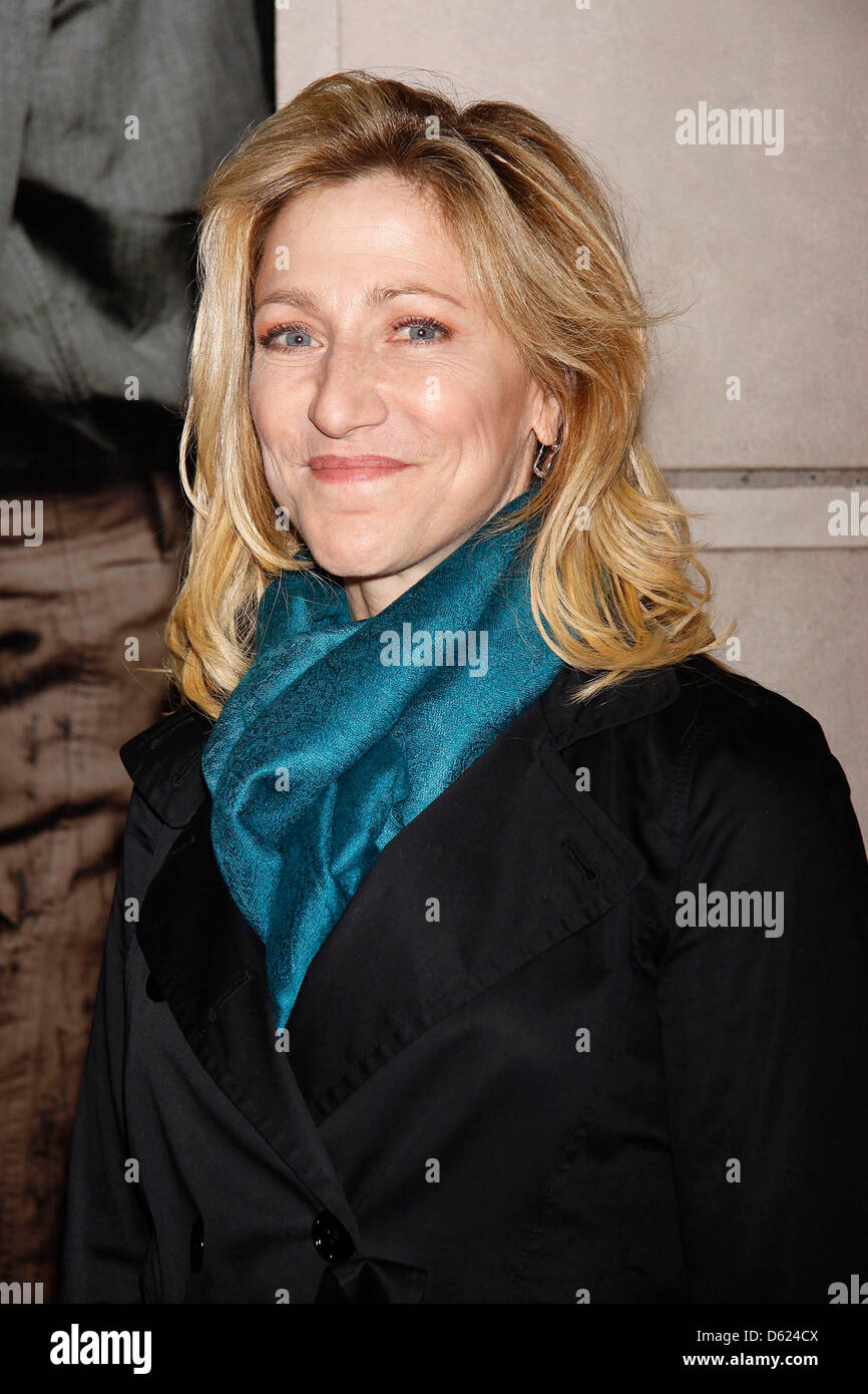 Edie Falco Broadway Opening Night of 'The Gershwins' Porgy and Bess' at the Richard Rodgers Theatre - Arrivals. New York City, Stock Photo