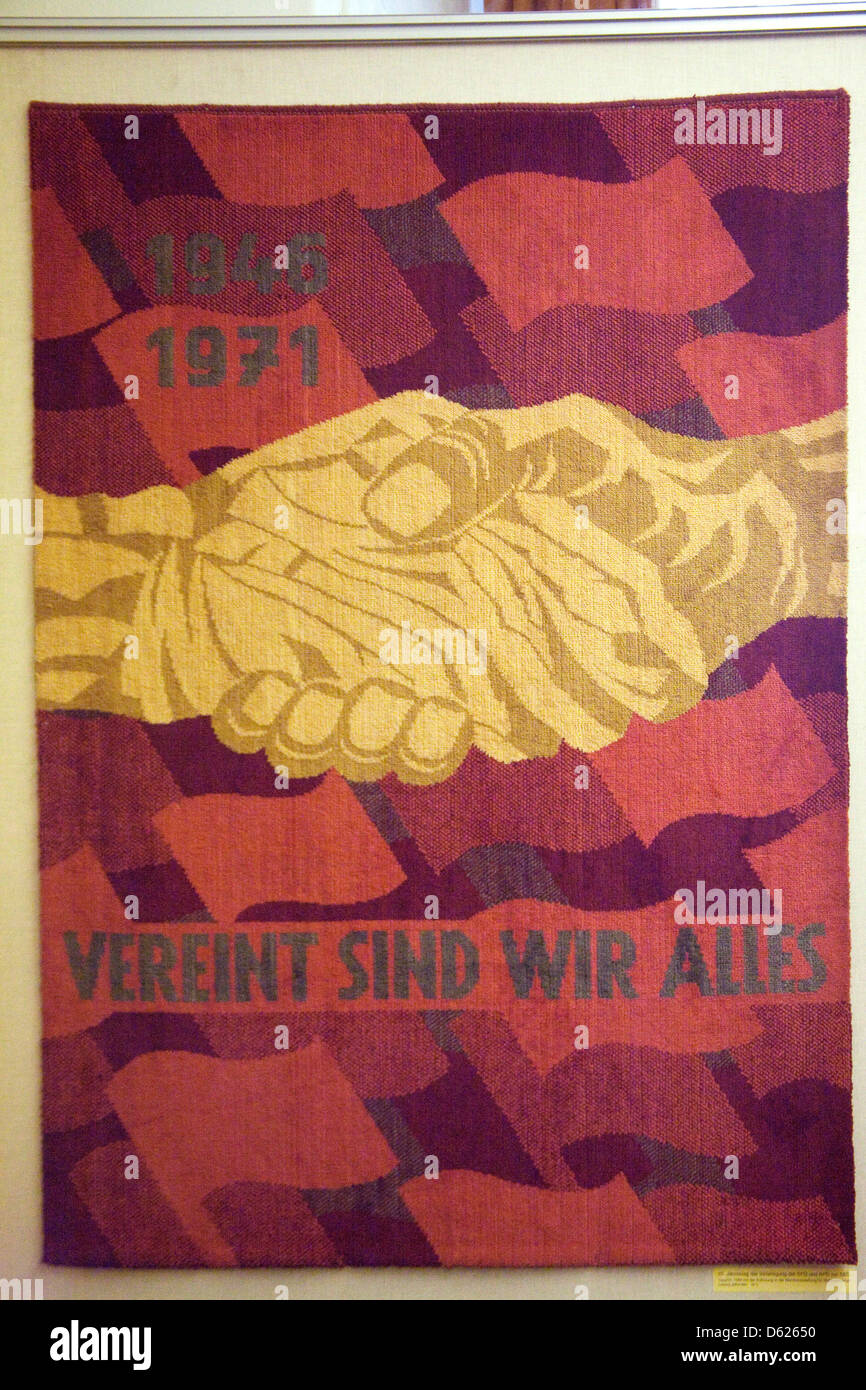 Display in Stasi Museum dedicated to exposing the oppressive rule of Germany's secret police during the post Stock Photo